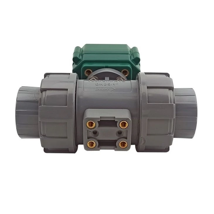 TUYA wifi motorized small cpvc V ball valve-5(001)